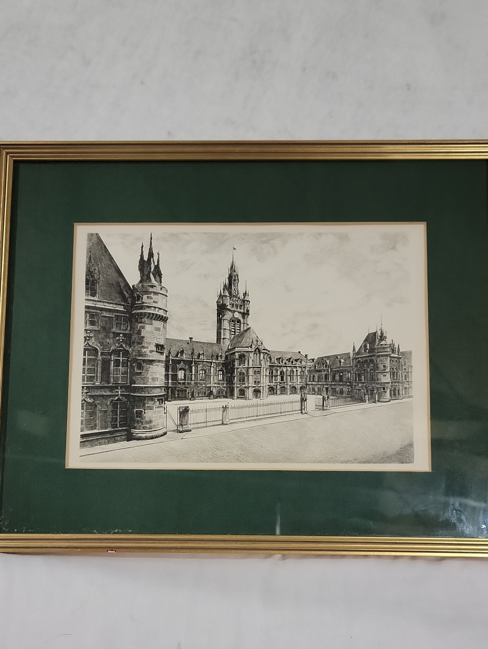 Authentic France Intalglio Copperplate Print By Master Engraver Leopold Robin
